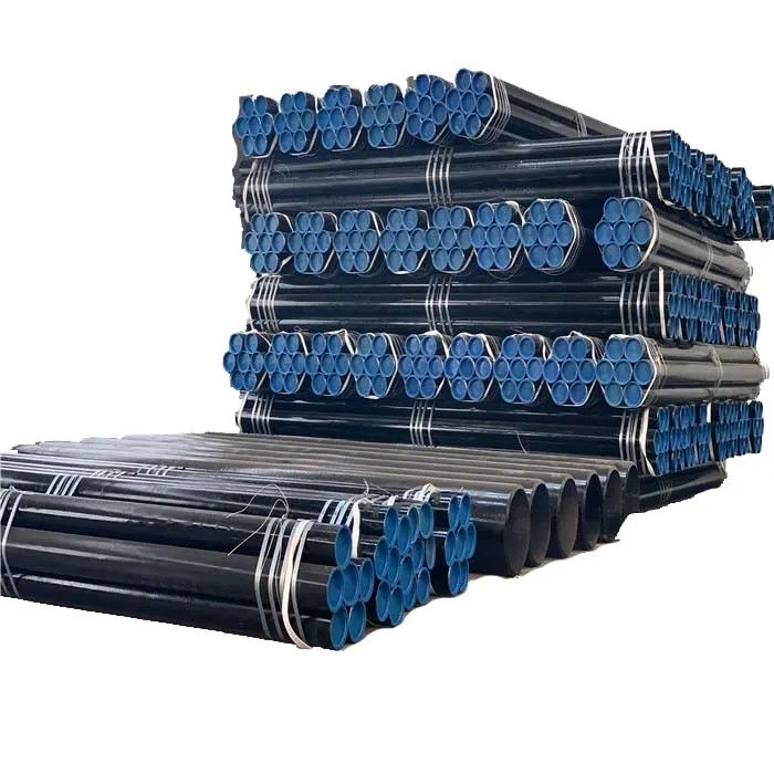 Schema 40 Nahtlose Rohre aus Kohlenstoffstahl Astm A106 Gr B Sch 40 A53 API 5L Klasse B X65 PSL1